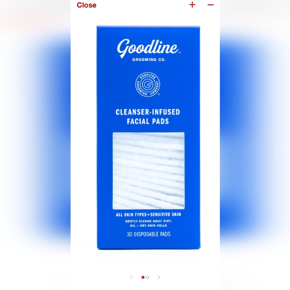 Goodline Cleanser-Infused Facial Pads